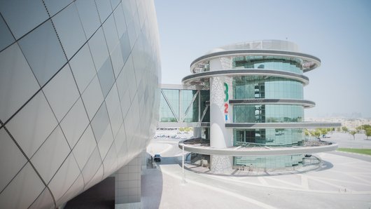 Exterior of 3-2-1 Qatar Olympic Sports Museum