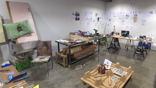 Sebastián Betancur-Montoya's studio.