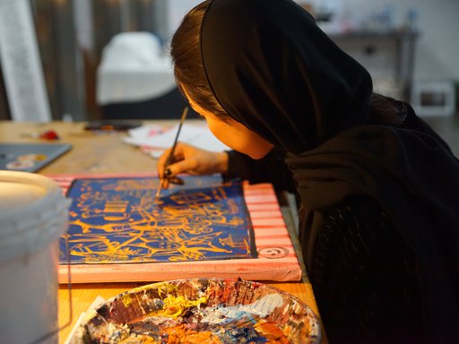 Artist Maryam Alameri.