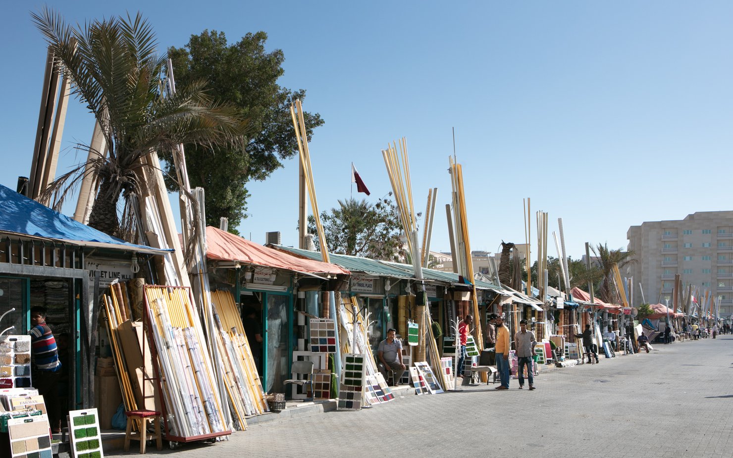 souq with people walking