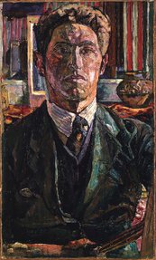 Self portrait by Alberto Giacometti.