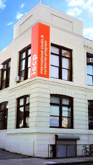 The International Studio & Curatorial Program in New York’s building façade.