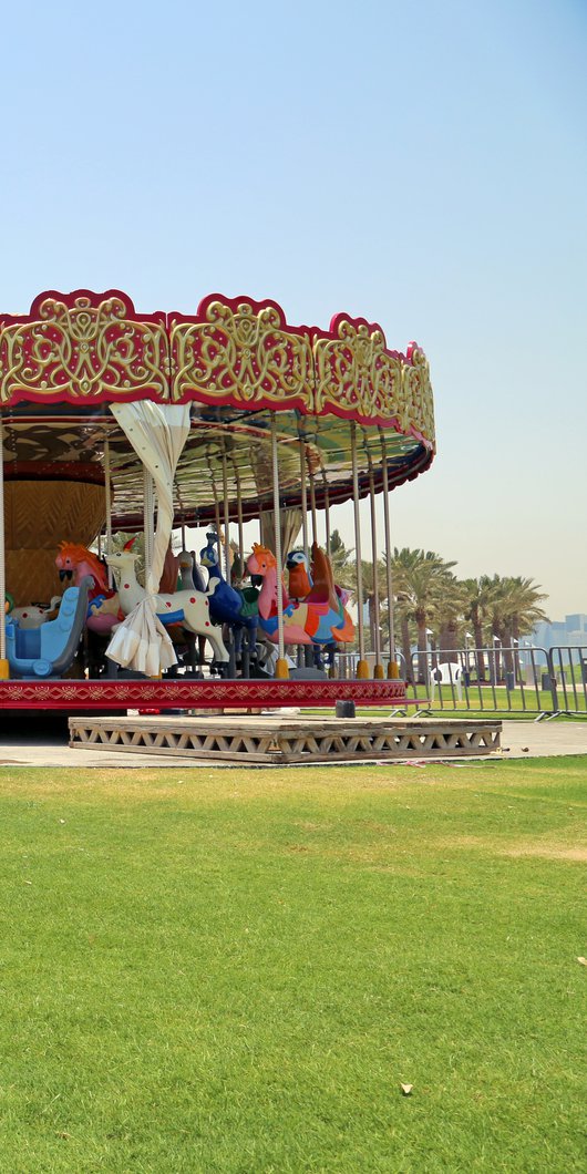 A picture of the carousel at MIA Park