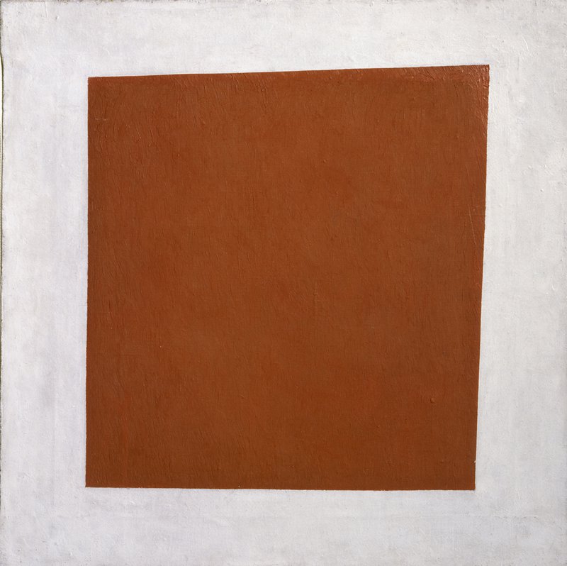 "Red Square. Painterly Realism of a Peasant Woman in Two Dimensions" by Kazimir Malevich.