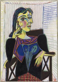 "Portrait of Dora Maar" by Pablo Picasso.