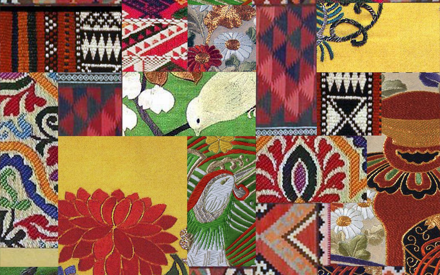 sadu pattern collage