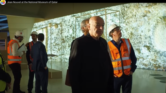 Jean Nouvel at the National Museum of Qatar