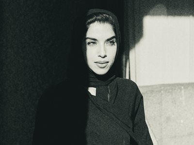 the face of the artist bouthyna almuftah
