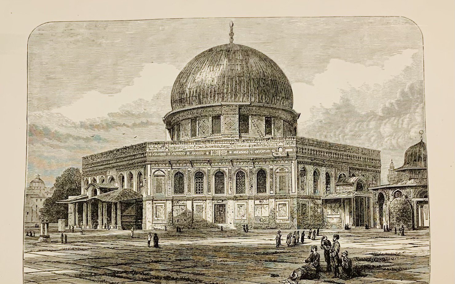 Old photo of Dome of the Rock
