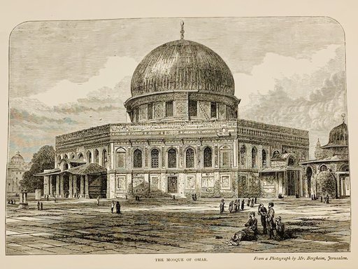 Old photo of Dome of the Rock