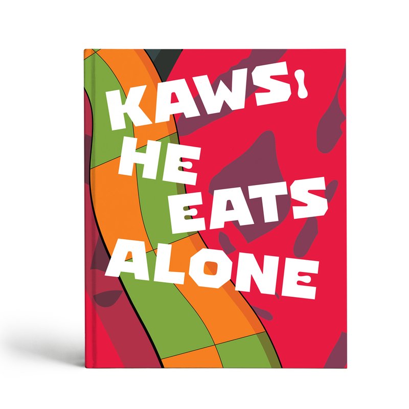 front cover of kaws: he eats alone publication