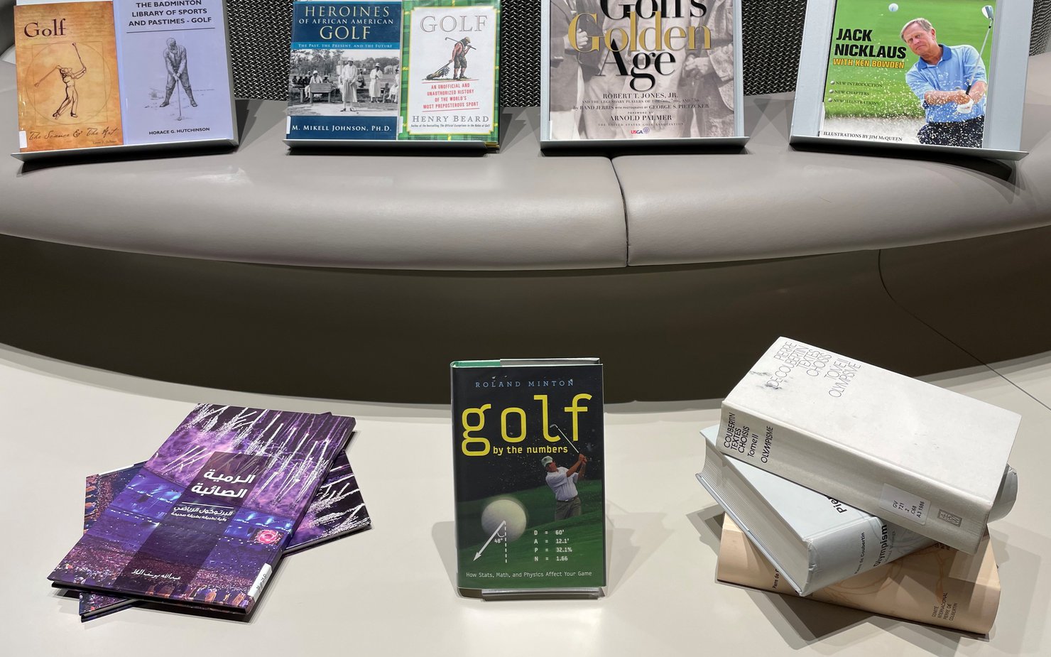 Collection of golfing books