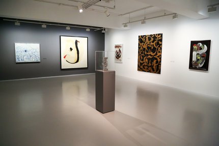 A Collection of artworks at Mathaf: Arab Museum of Modern Art gallery