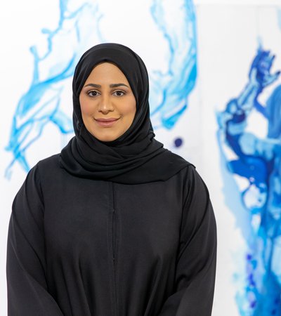 Qatari artist and Curator of ‘What If?’ exhibition, Muna Al-Bader.