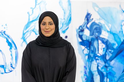 Qatari artist and Curator of ‘What If?’ exhibition, Muna Al-Bader.