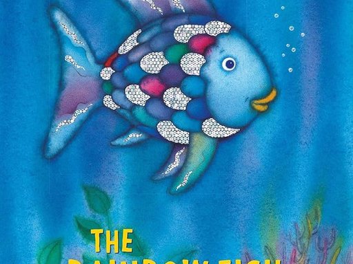 Book cover of The Rainbow Fish by Marcus Pfister.